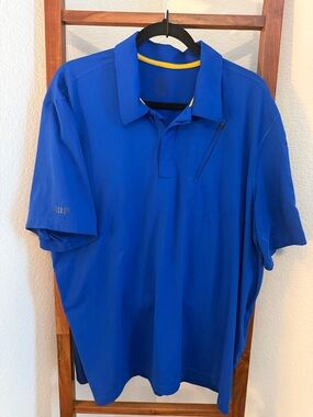 5.11 Tactical Men’s Performance Polo Shirt in Royal Blue Size XL